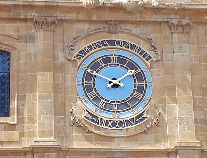 Horloge du temple d'Yverdon
